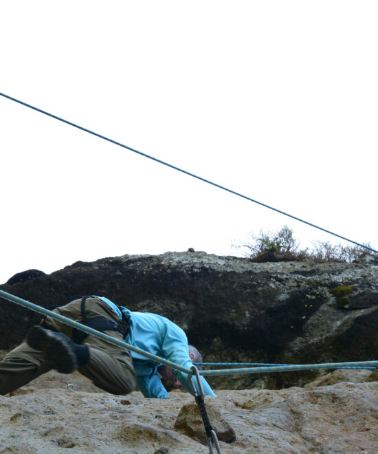 Sipi Falls Rock Climbing Challenge