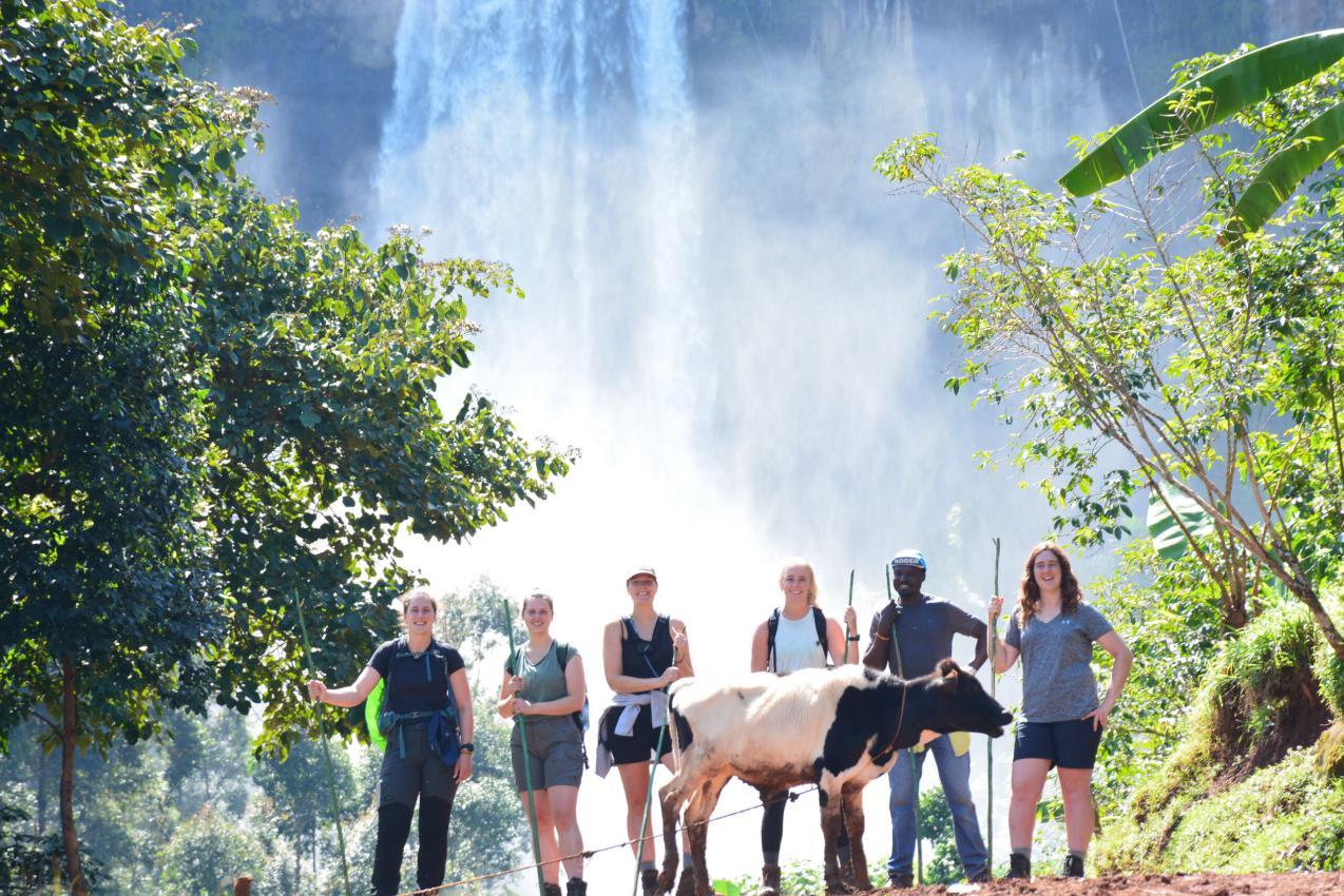 1 Day Sipi Falls Hike & Abseiling, Lunch Break, and Coffee Tour Experience Package