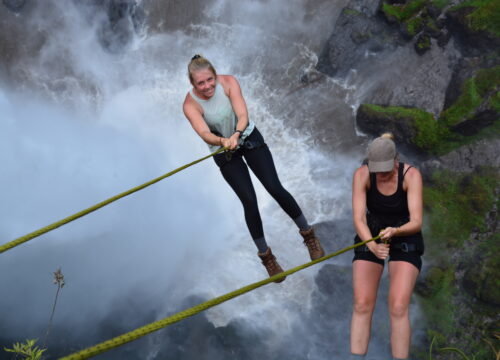 1 Day Sipi Falls Hike, Abseiling, and Coffee Tour Experience