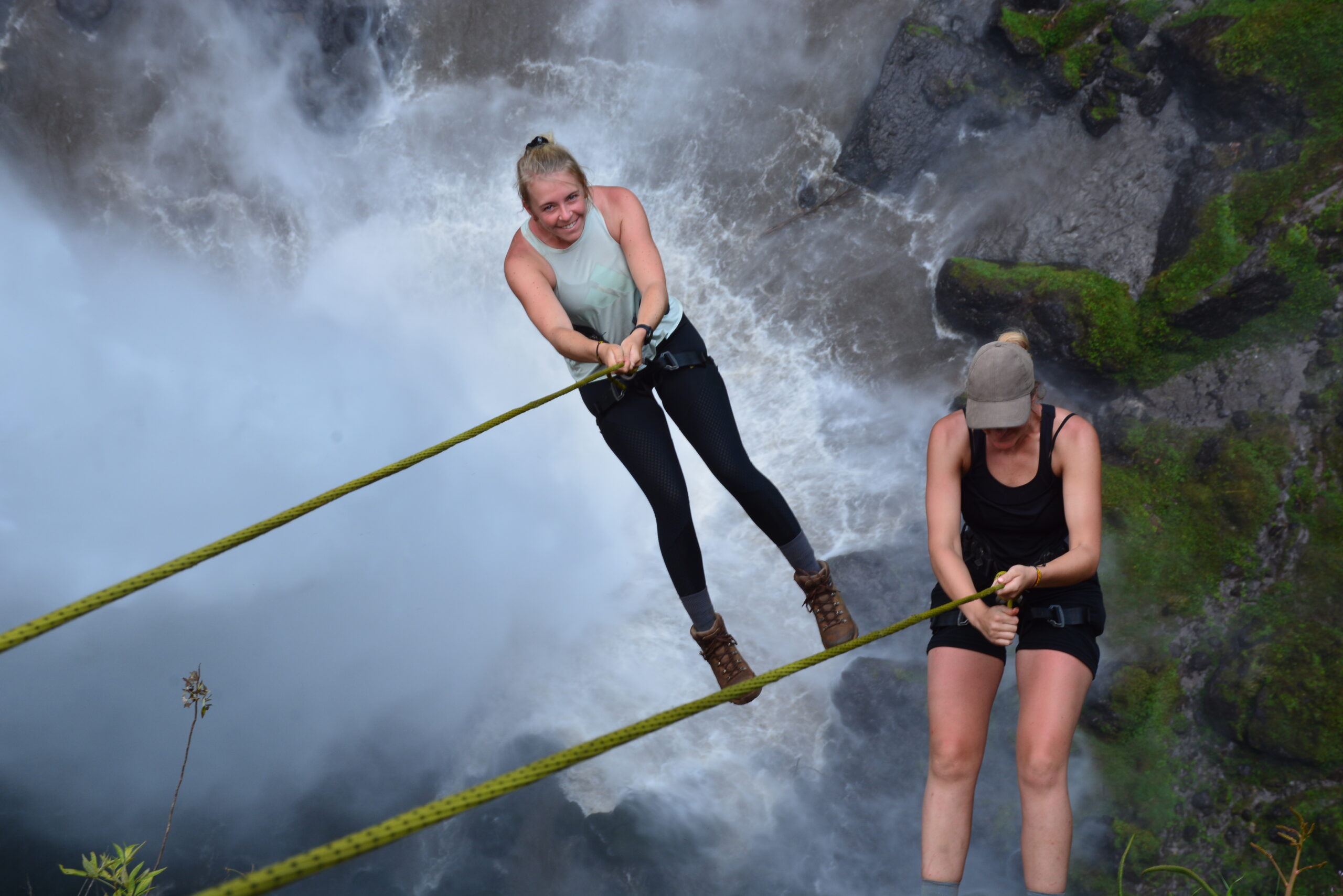 1 Day Sipi Falls Hike, Abseiling, and Coffee Tour Experience